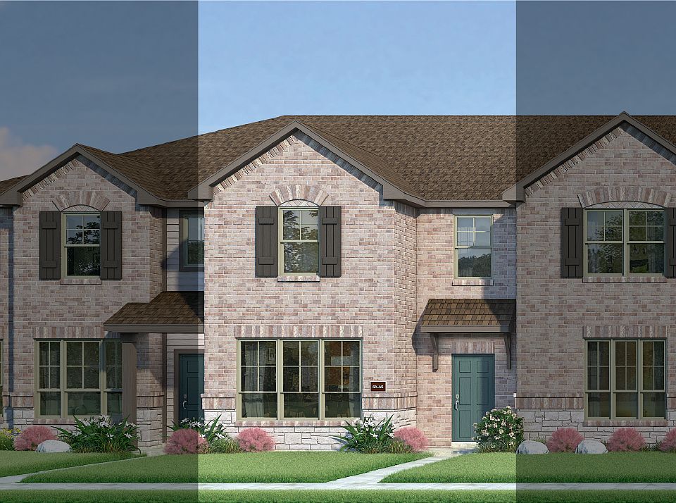 Travis with Elevation 6A Stone Exterior 2023 Townhomes