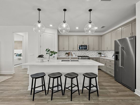 Flow through new construction layout