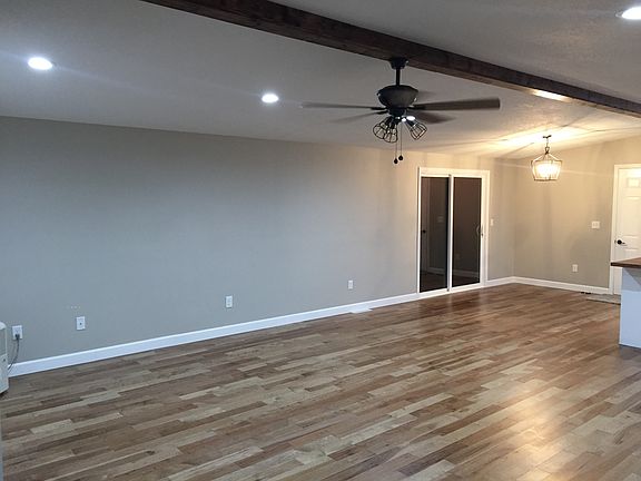 Open concept with cathedral
