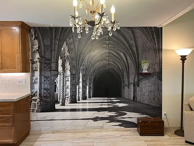 Mural in dinning room