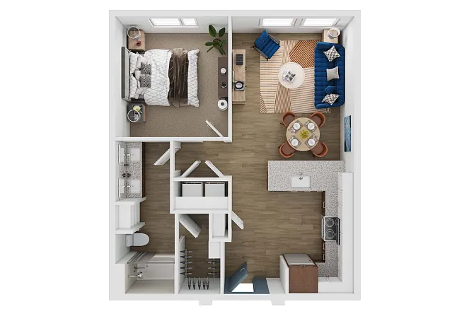 Floor plan A1C