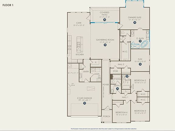 Boling Floor Plan, Quick Move-In Home, Floor 1