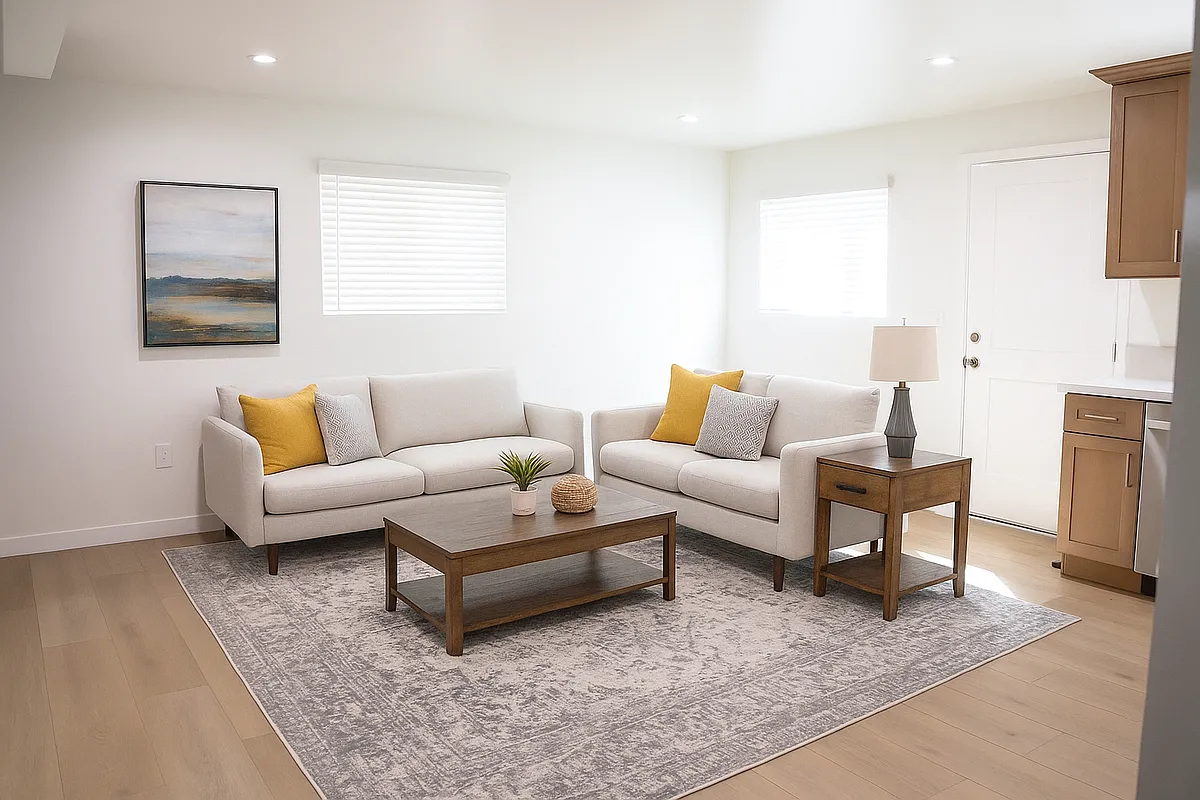 Virtually staged - 1839 Lowe St #1