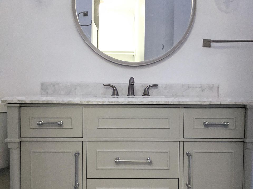 Never Used New Renovated Master Bathroom. Private attached bathroom renovated with real white carrara marble countertops and mosaic tile shower.