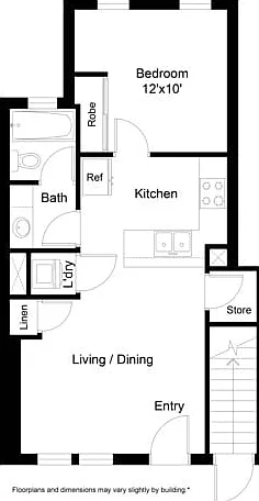 Grant12, 13, 14 Floorplans. 618 Sqft Grant12, 13, 14 Floorplans. 618 Sqft