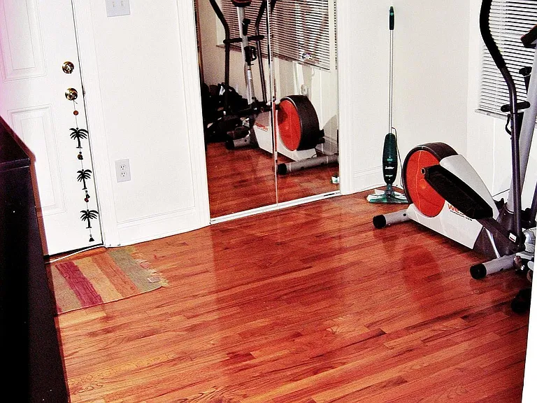 Bedroom (second bd/rm)/Office. Spacious Walk-In Closet and Laundry is behind the Mirrored Doors.