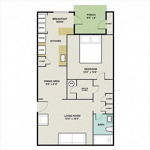 Floor plan THE BUNGALOW