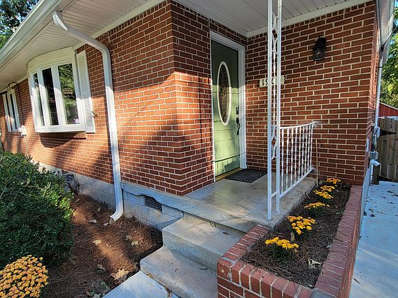 Covered front entry.