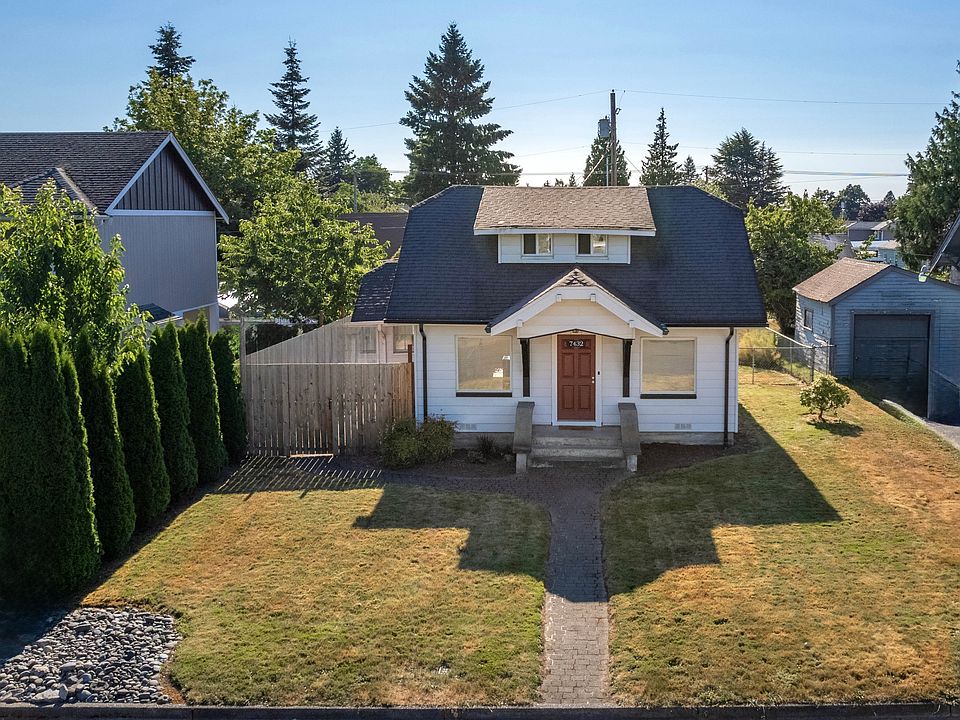 Updated home w/ covered front porch, detached garage and fully fenced yard. Gated back yard for additional parking if needed. Repainting home and garage in spring. New backyard photos coming soon.