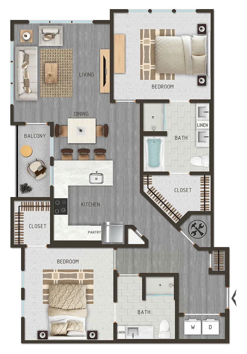Floor plan B2