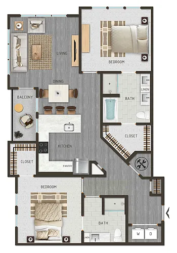 Floor plan B2