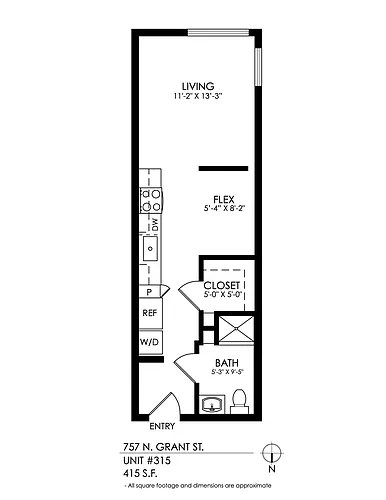 Floor plan Studio