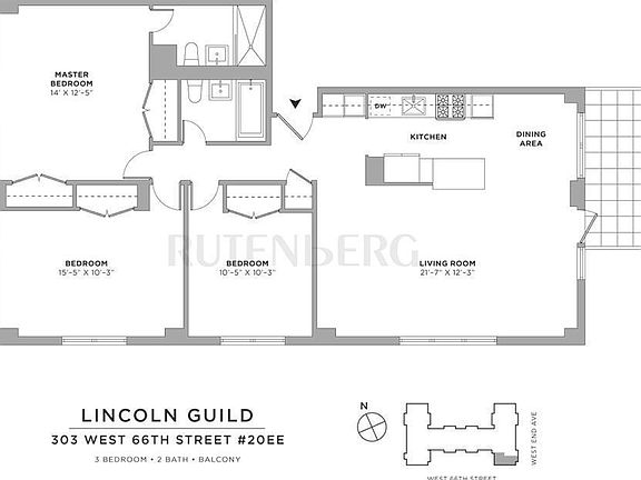 2nd image of 303 W 66th St APT 20EE