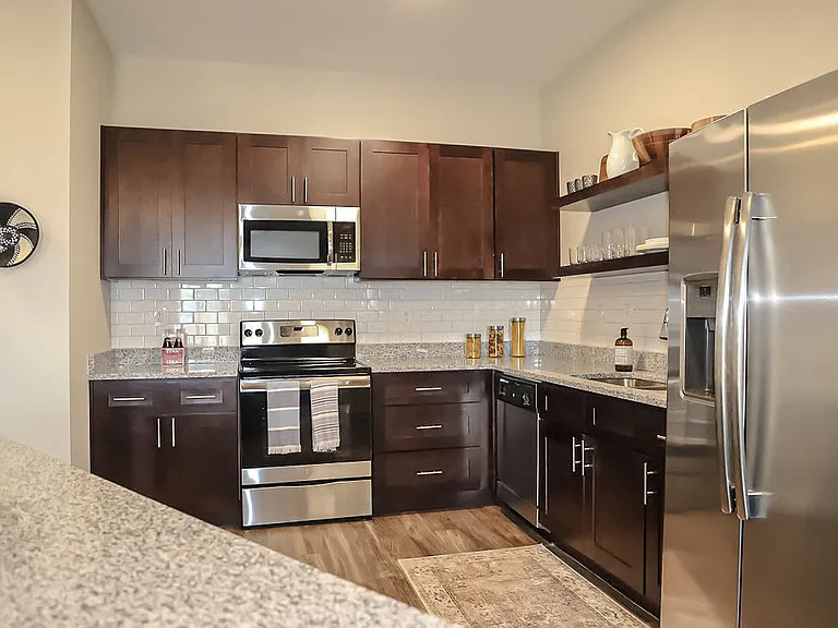Kitchens feature sleek finishes