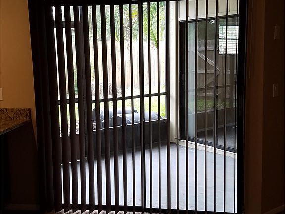 Patio view from Living Room