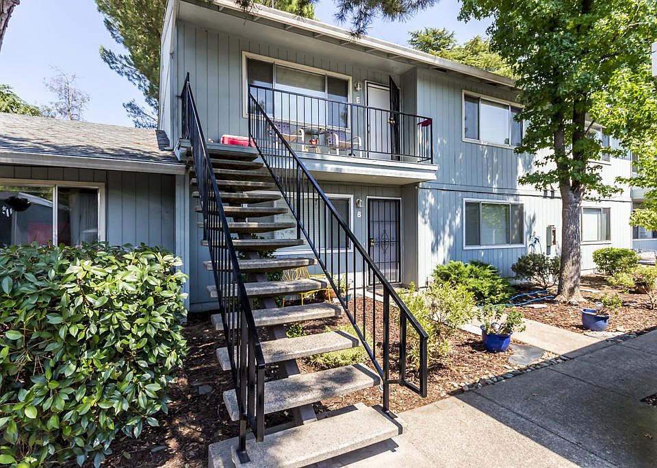 Staircase up to apartment