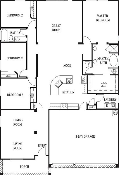 Floor plan flipped