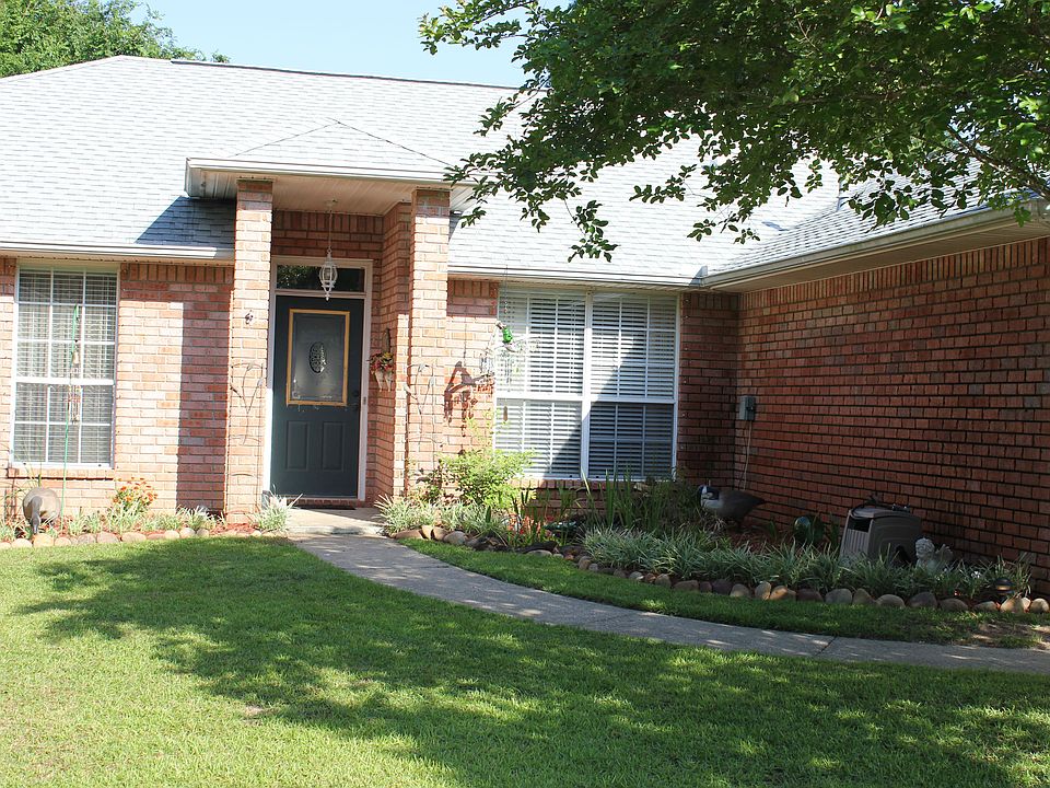 The front of the home