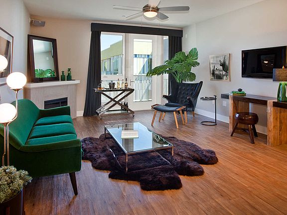 Living Room with Hard Surface Flooring