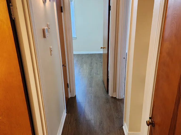 Hallway 2 closets and Attic Access
