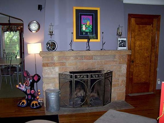 Stone Fireplace