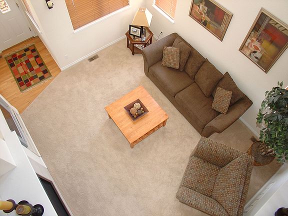 Family room from above