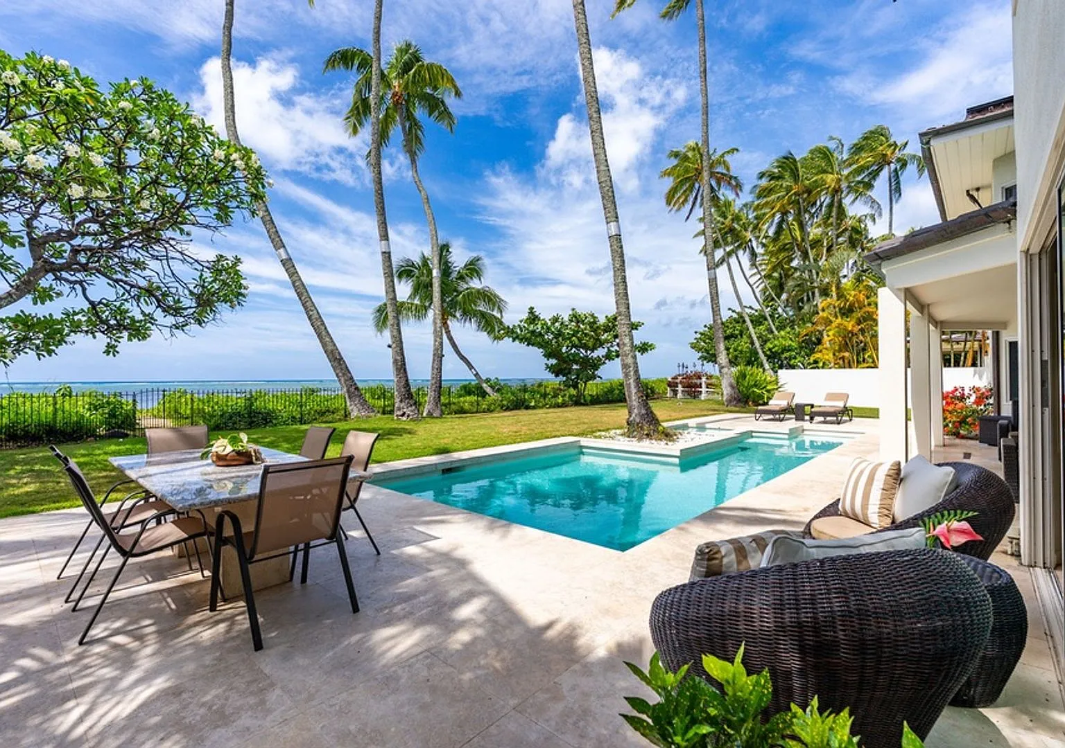 Paradise Beach Estate: Beachfront 6BR w/ Pool, Guest Suite & Pickleball — Photo 2