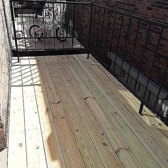 Private balcony