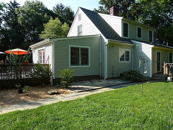 Rear of house