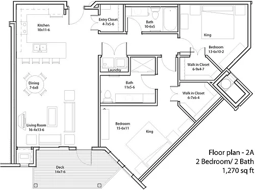 Floor plan 2AF