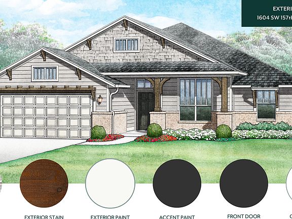 Craftsman Exterior Selections - 1604 SW 157th Street, Oklahoma City, OK