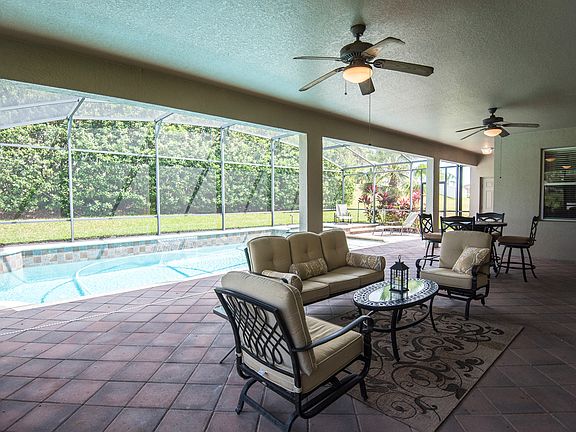 Extended, covered lanai