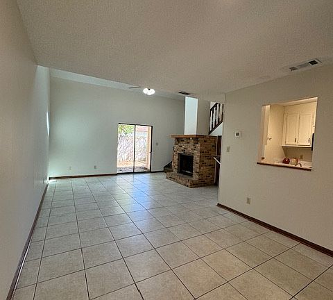 Open flowing floor plan.