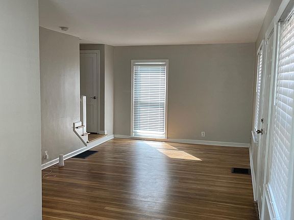 Open dining room and living room.