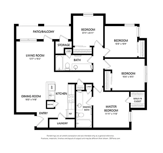 Floor plan 3203