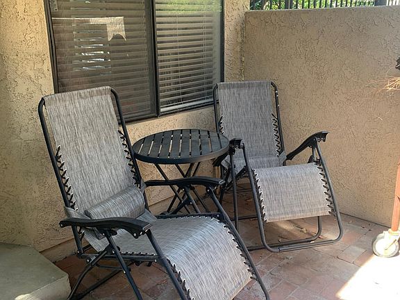 Patio as you walk thru gate