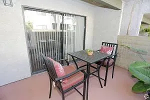 Spacious patio