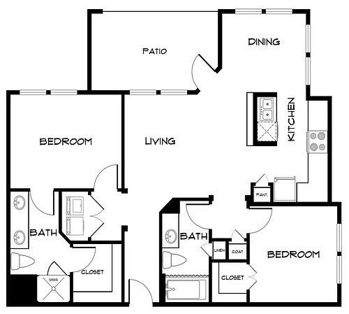 Floor plan B2P1