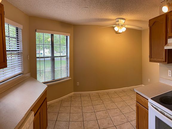 Fan above the kitchen nook.