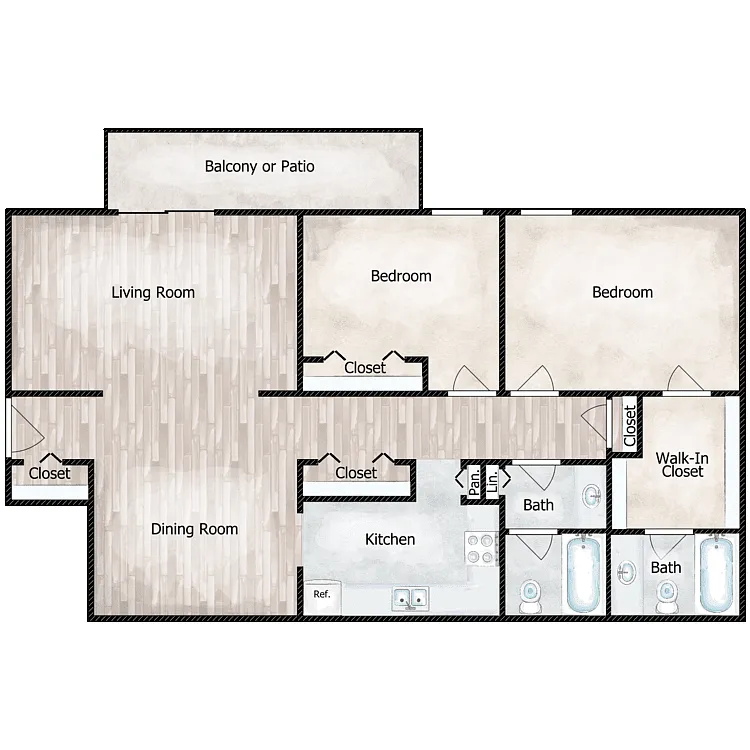 Floor plan The Evergreen