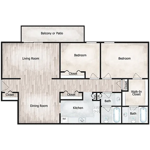 Floor plan The Evergreen
