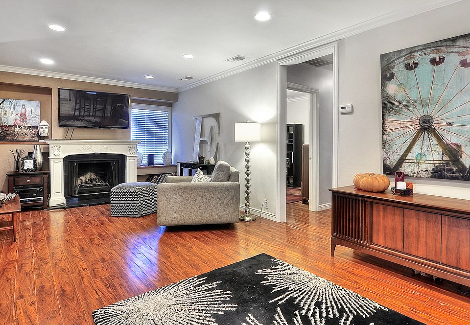 Living Room with Fireplace
