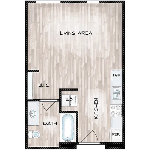 Floor plan Studio