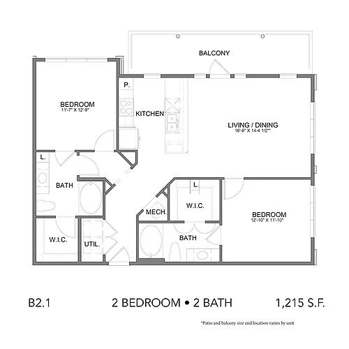 Floor plan B22