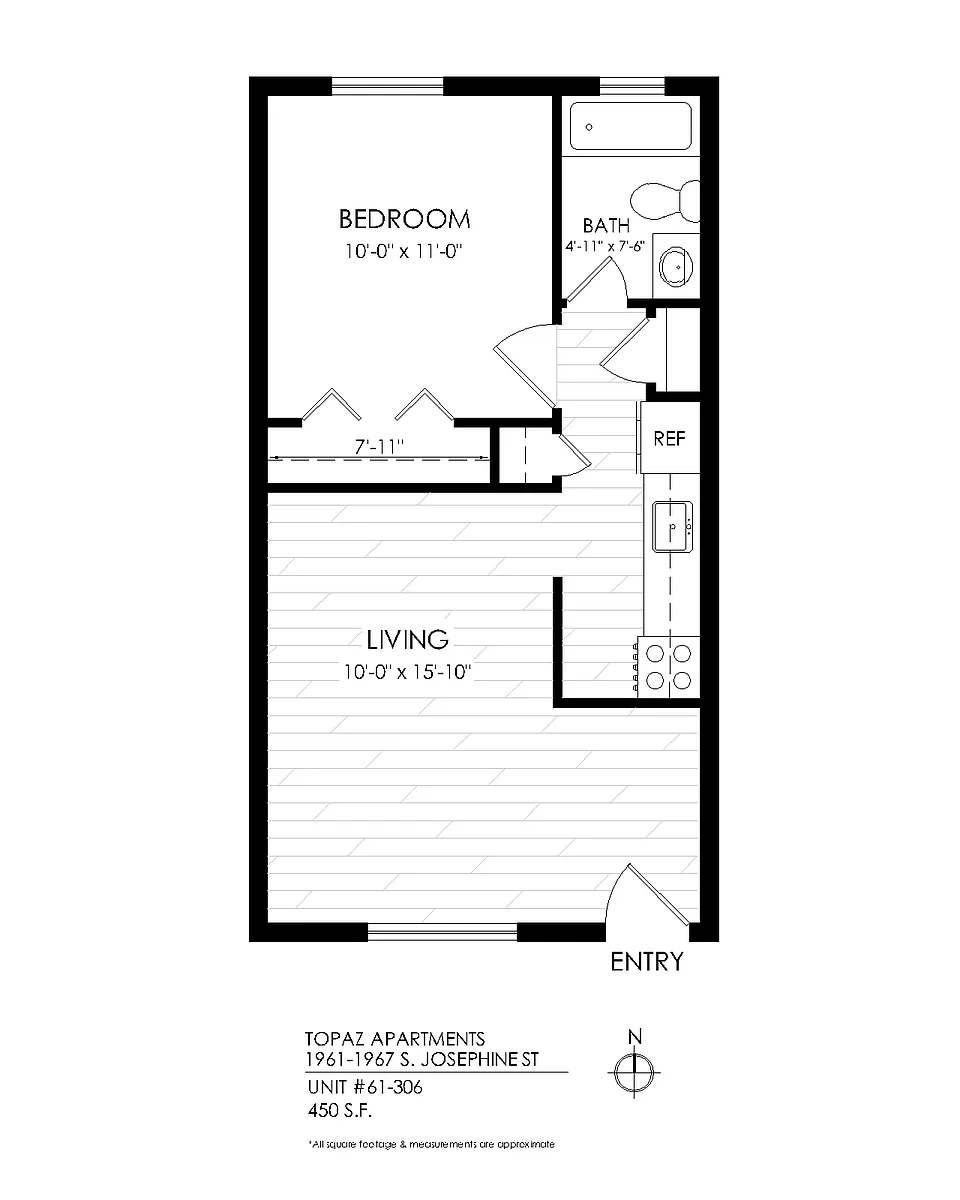 Floor plan 1 Bedroom