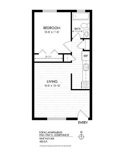 Floor plan 1 Bedroom