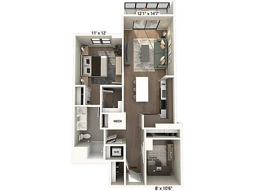 Floor plan A15-D-Scheme3