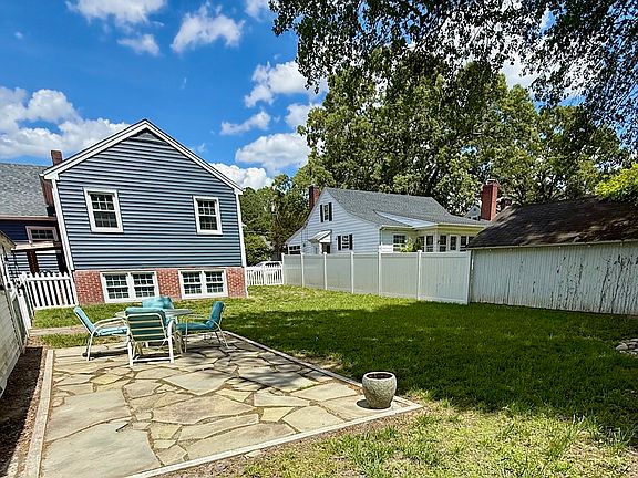 Back Yard, view of rear of house