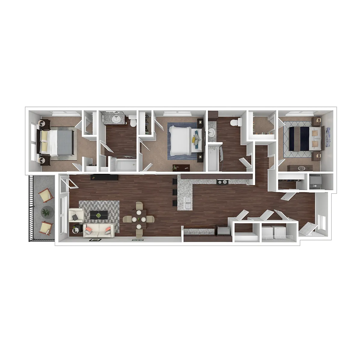 Floor plan Rainey Street