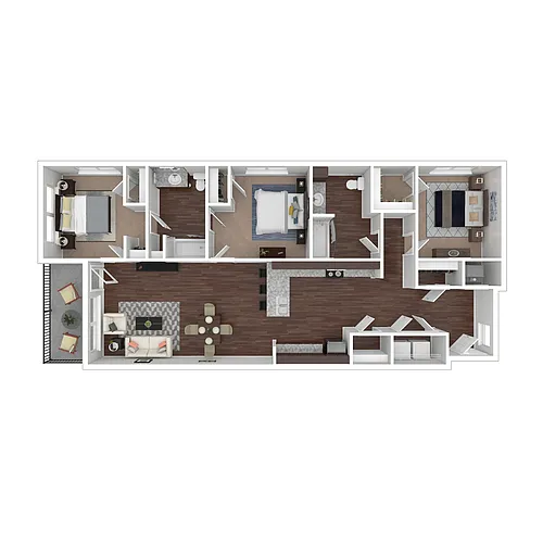 Floor plan Rainey Street
